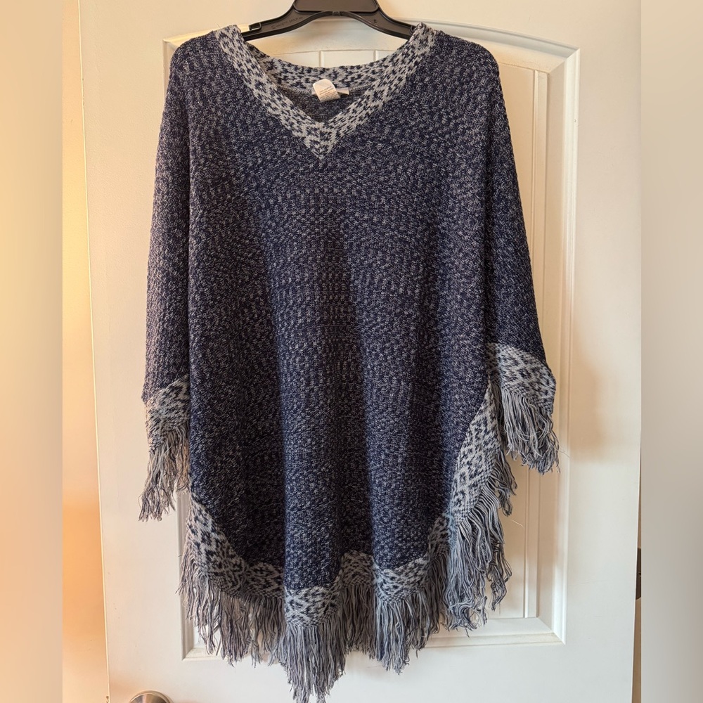 Catherine’s 1X Knit Sweater Poncho